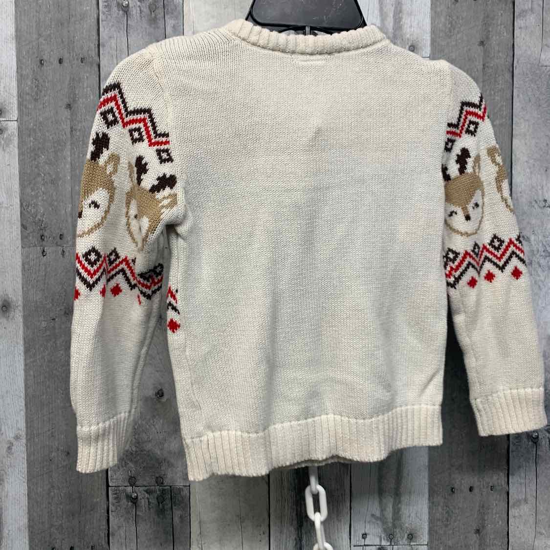 Size 5T Tan/Red Mid Brand Sweater