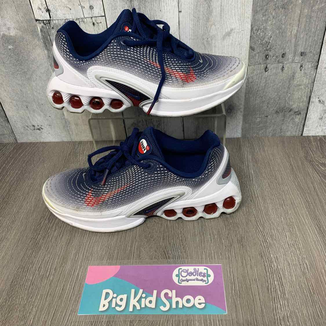 Size 5 Red/White/Blue Sport Brand Sneakers