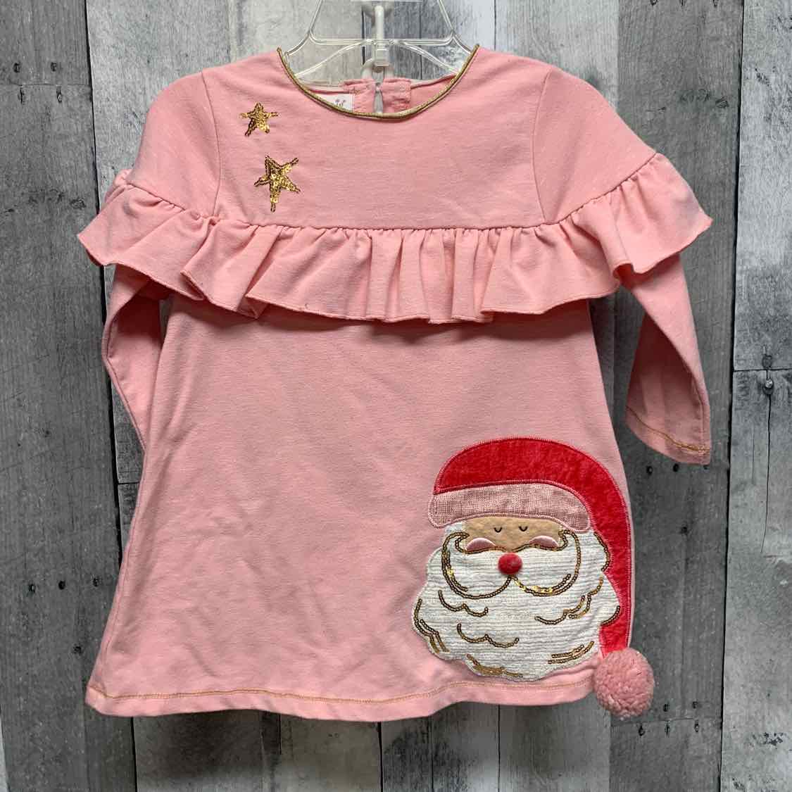 Size 12-18 Months Pink Mud Pie LS Dress