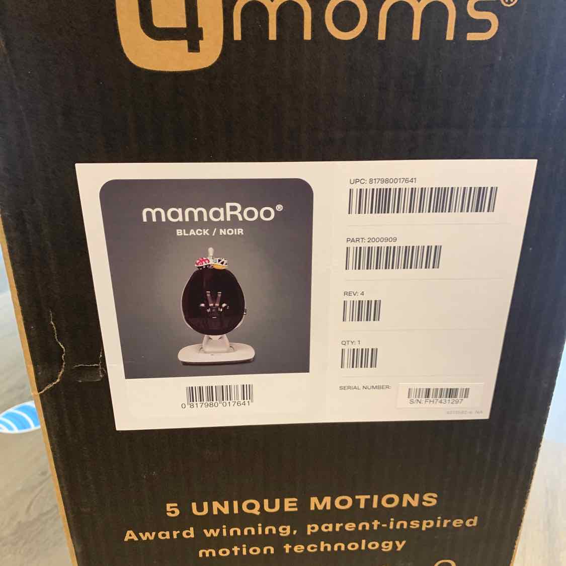 4Moms Black Swing w/ Pwr Plug - OodlesCB