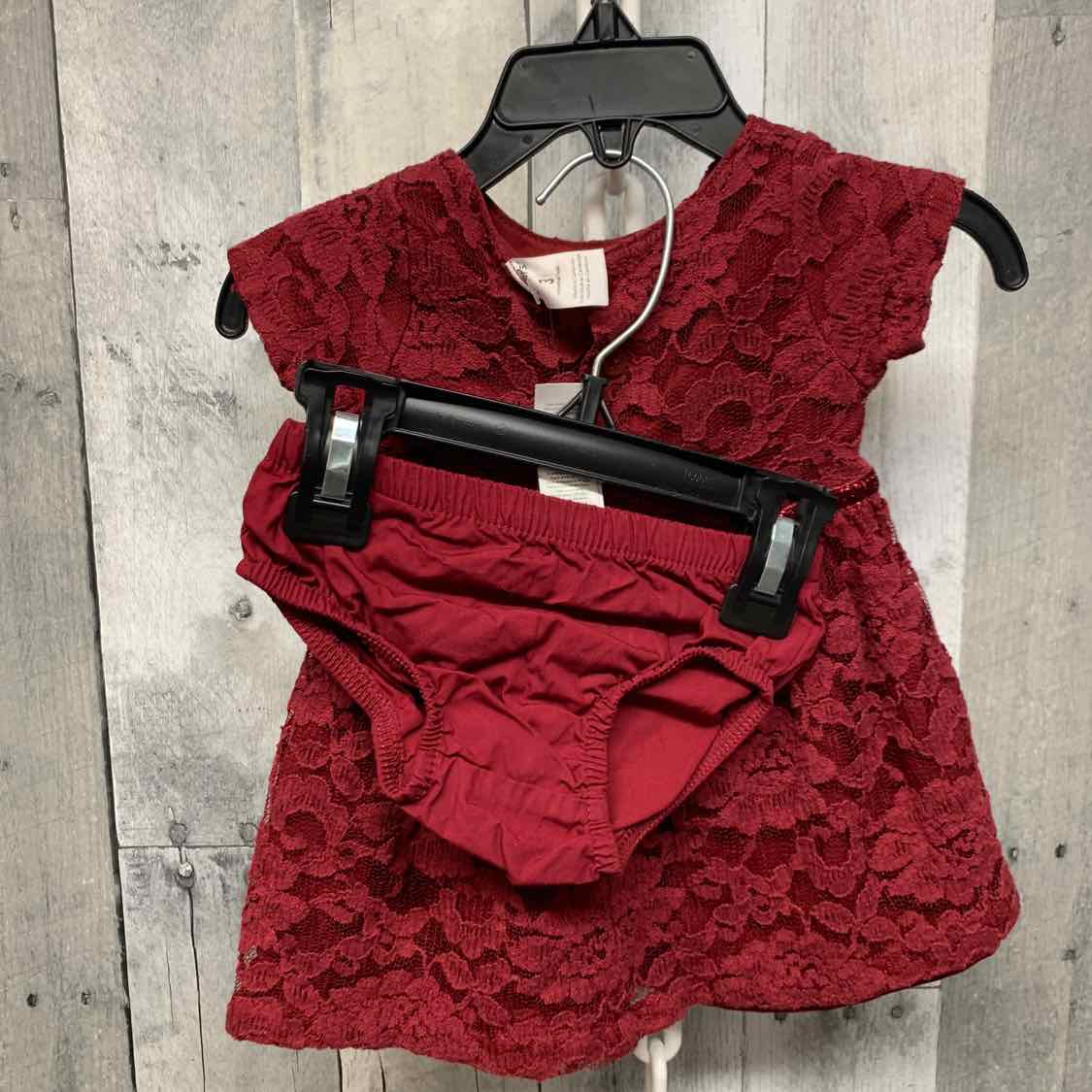 Size 3 Months Red Carter's 2pc Dress