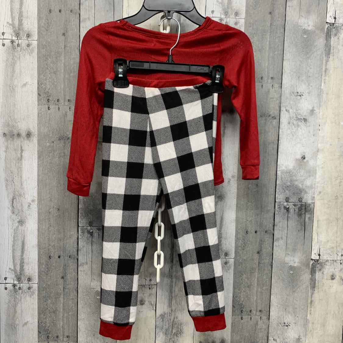 Size 4T Red B Brand 2pc PJs