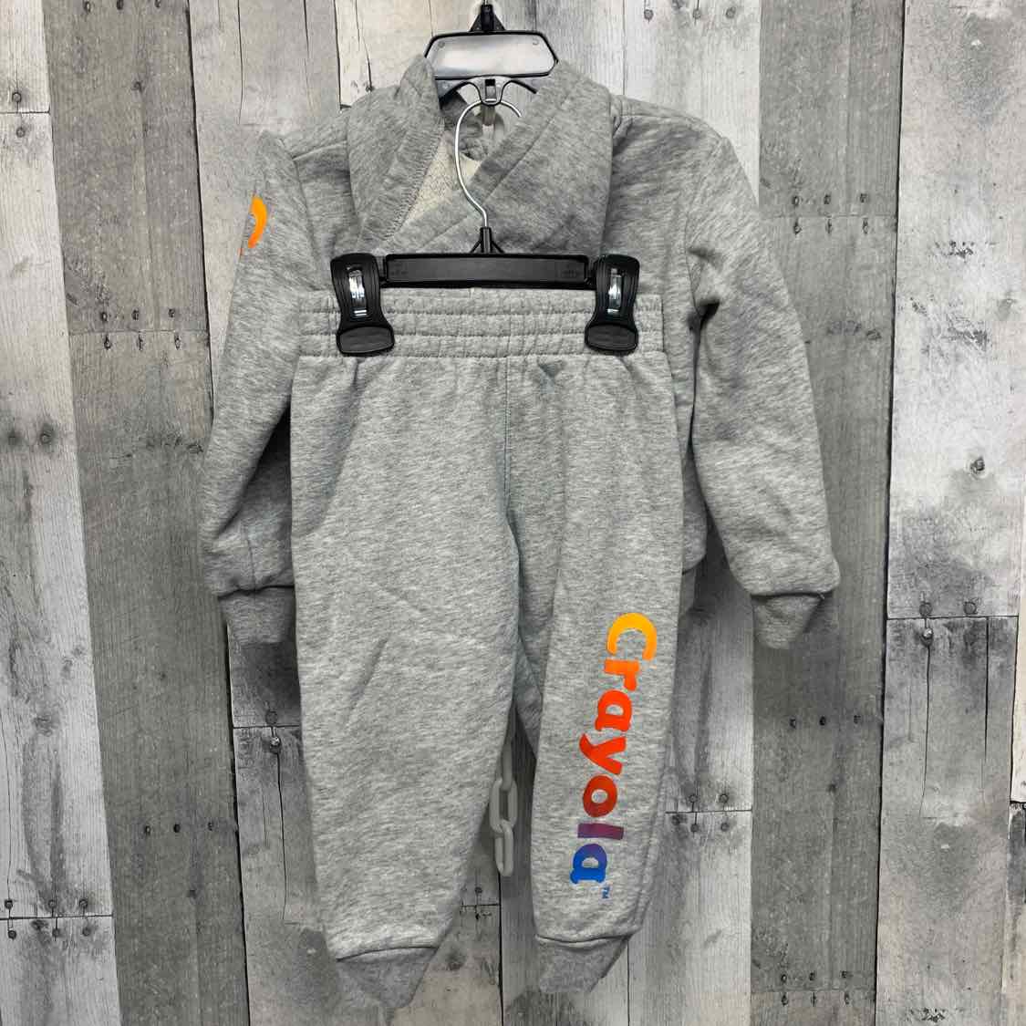 Size 2T Gray/Red B Brand Jacket/Pants