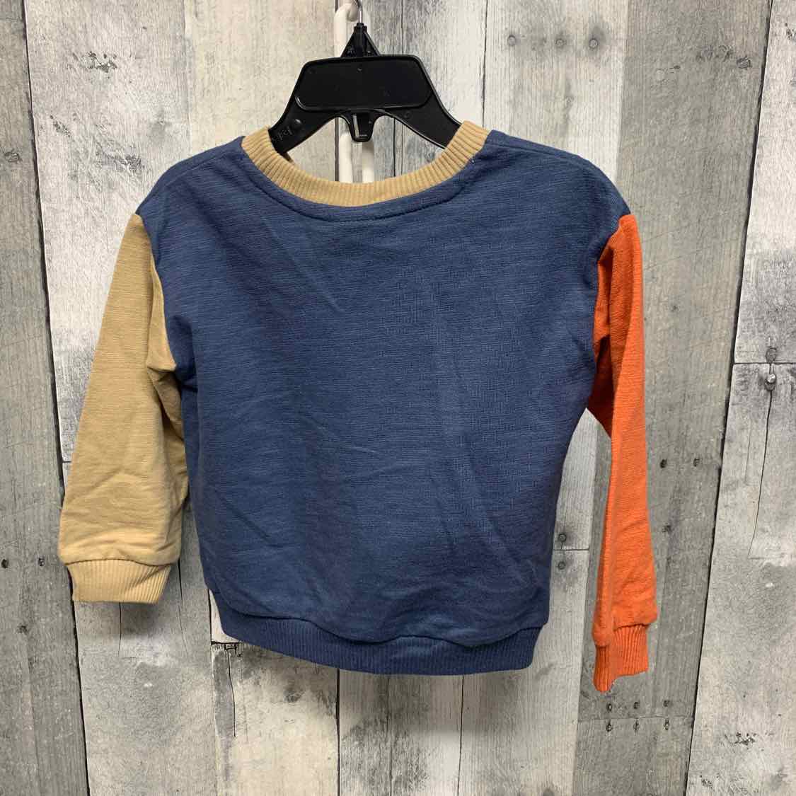 Size 18 Months Blue/Orange Members Mark Sweater - Outer