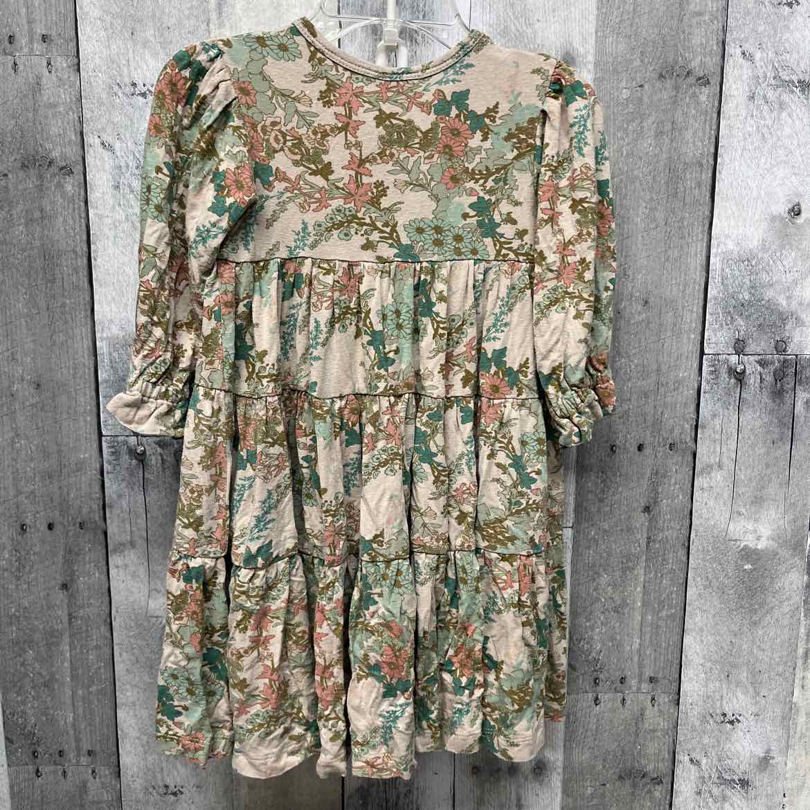Size 18-24 Months Tan Print Kate Quinn LS Dress