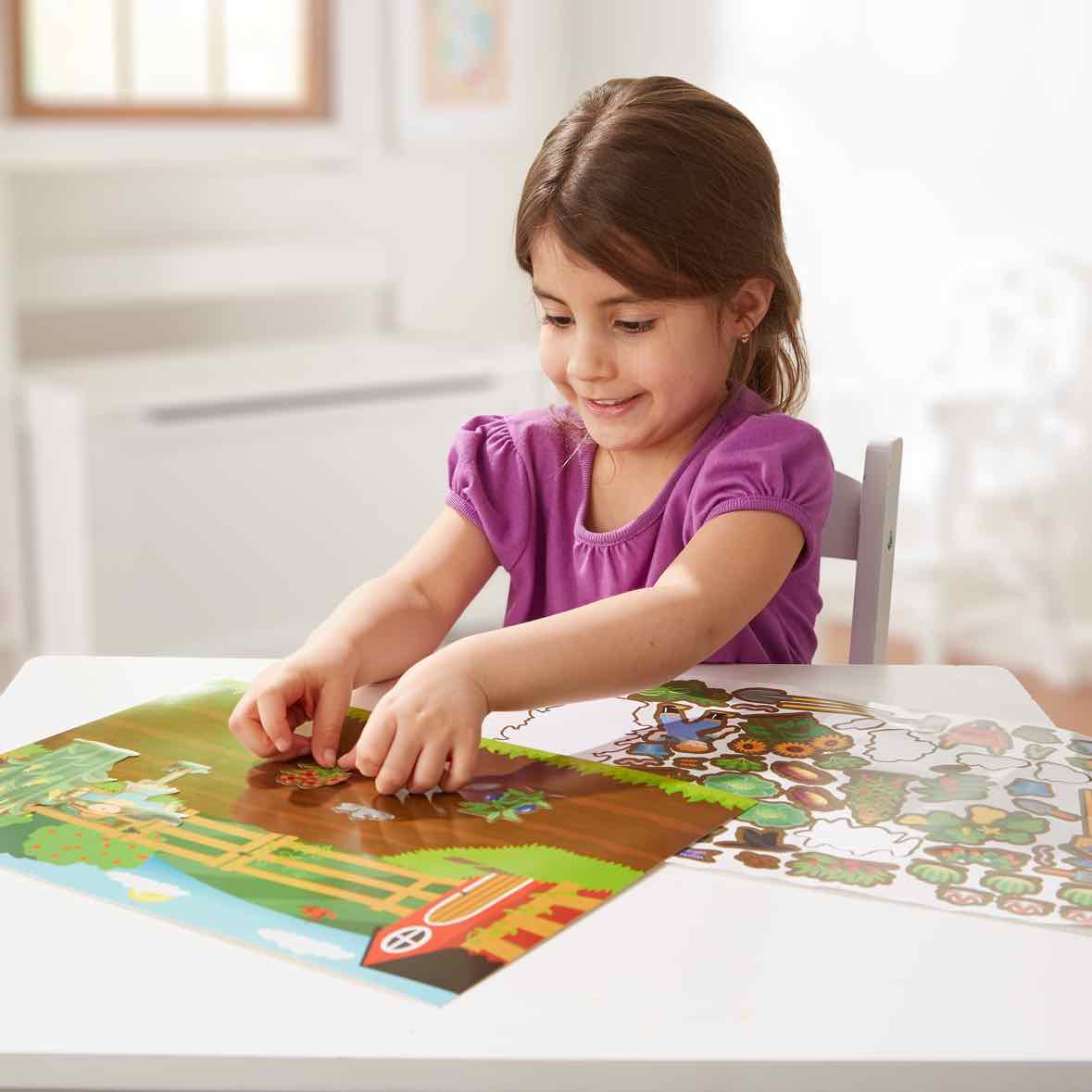 Melissa & Doug Farm Reusable Sticker Pad