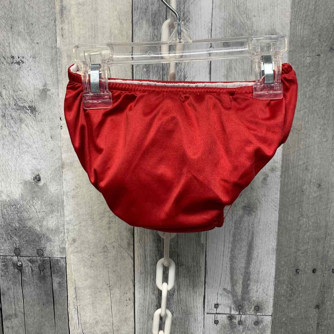 Size 2T Red Mid Brand Swim Diaper
