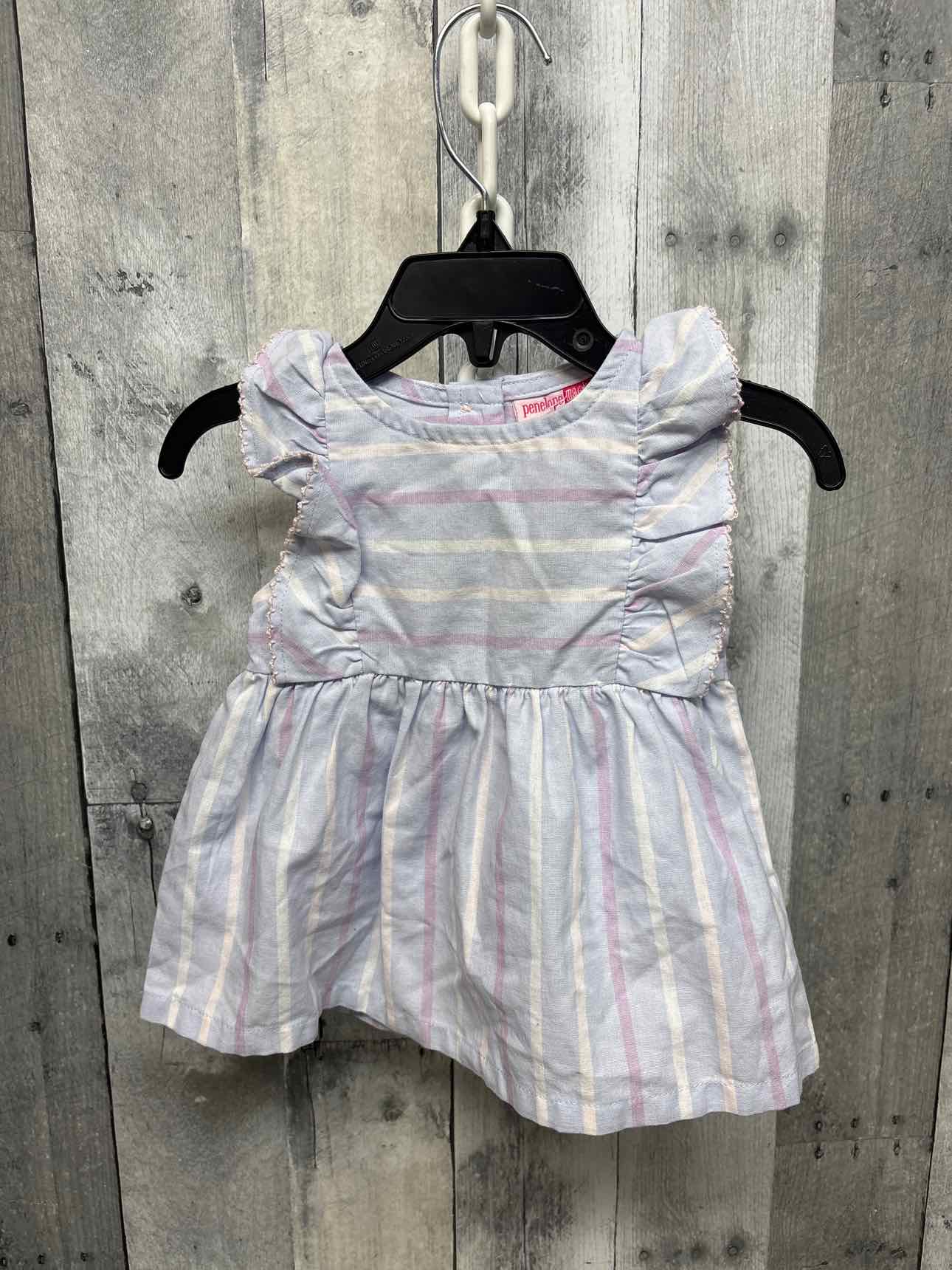 Size 6-9 Months Blue/Pink Penelope Mack Dress