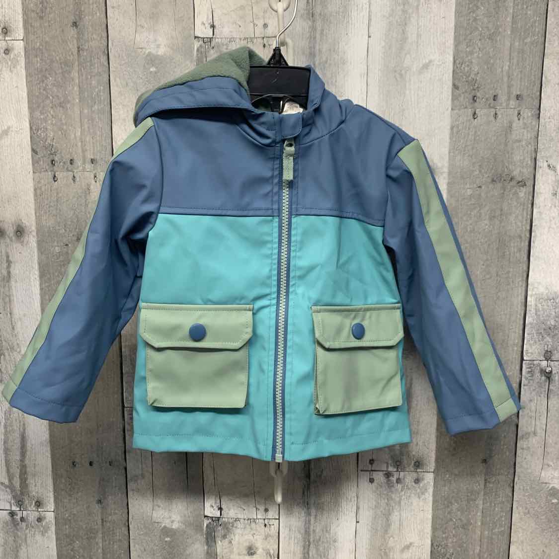 Size 24 Months Blue/Teal Little Me Heavy Jacket