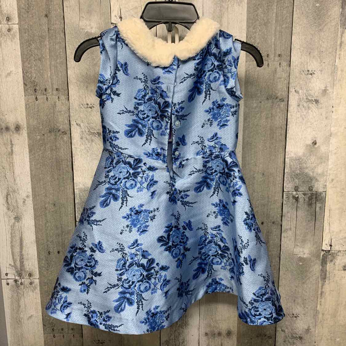 Size 5 Blue Floral Print Janie & Jack Dress - Party