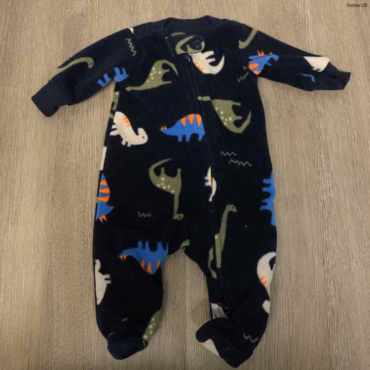 Size Preemie Blue Simple Joys Footy PJs
