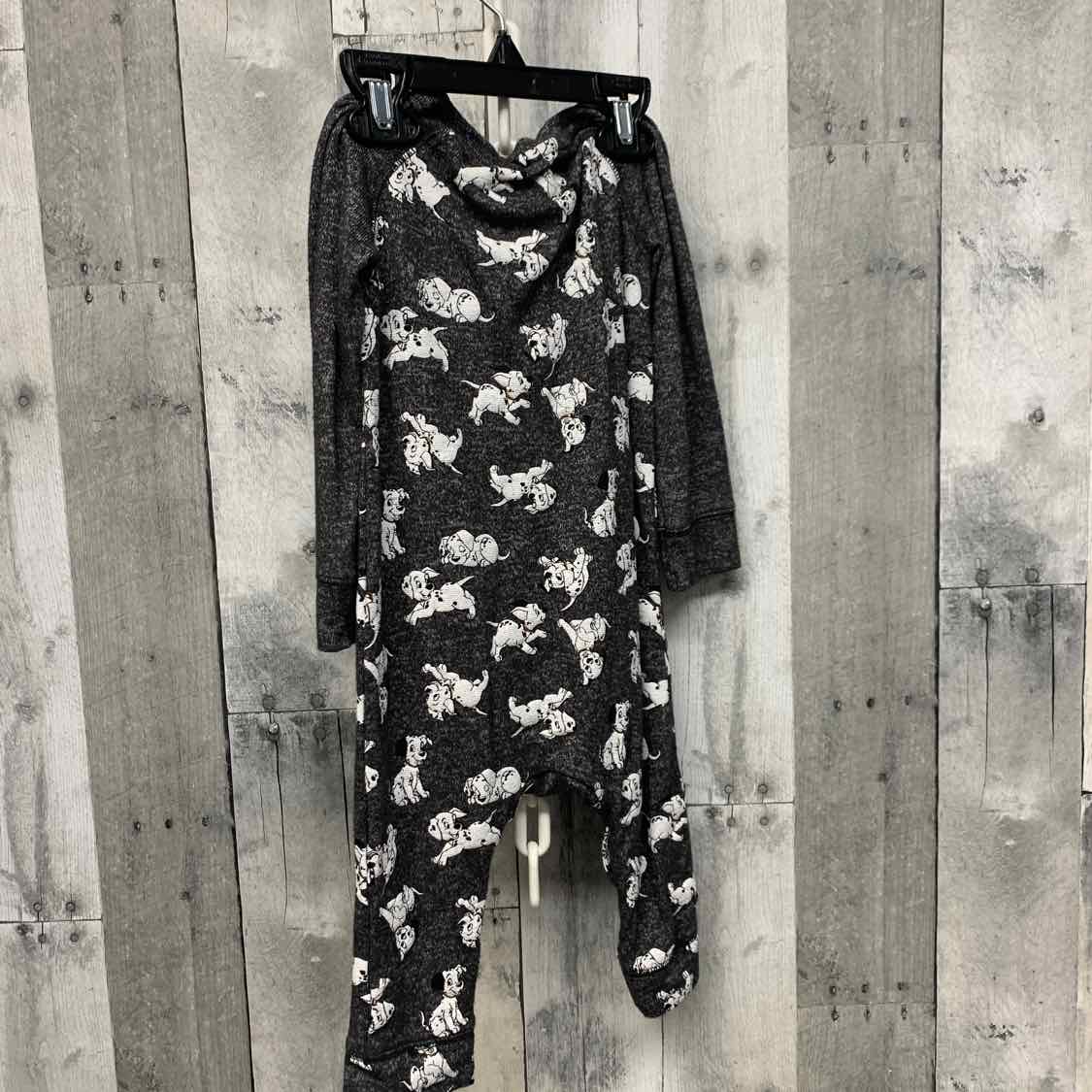 Size 18 Months Gray Print Jumping Beans Romper