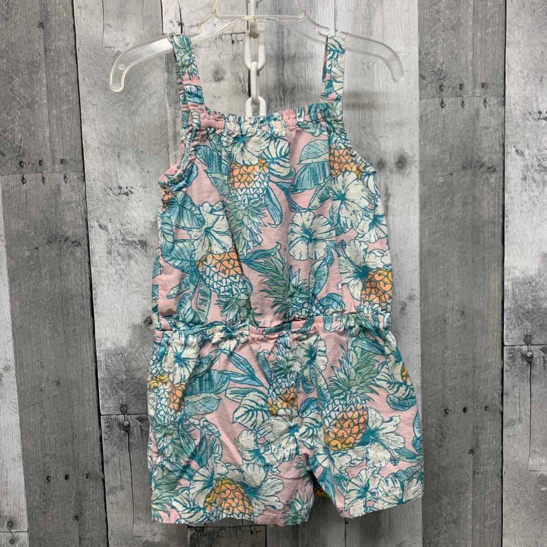 Size 3T Pink/Blue Osh Kosh Romper