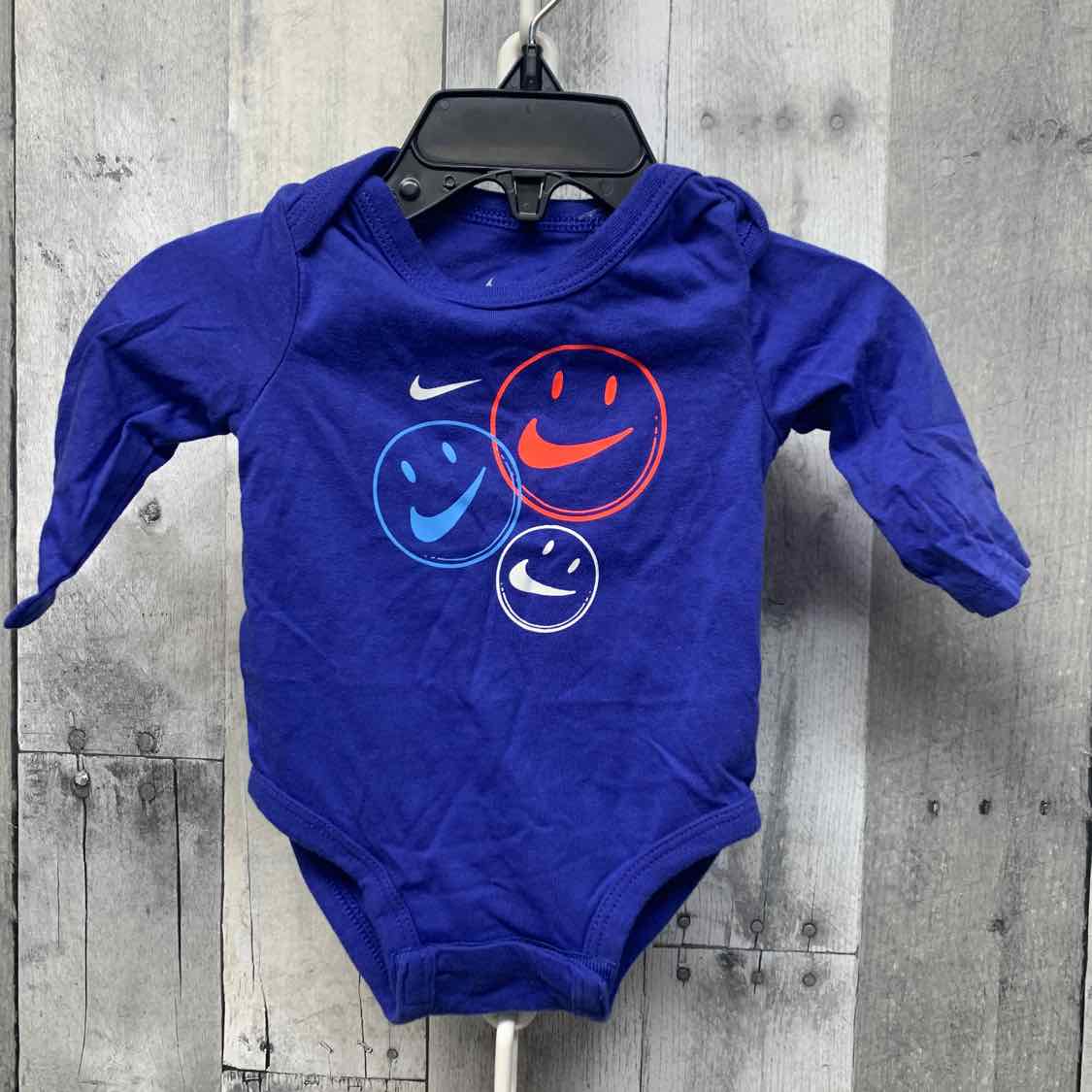 Size 3 Months Blue Print Sport Brand Bodysuit