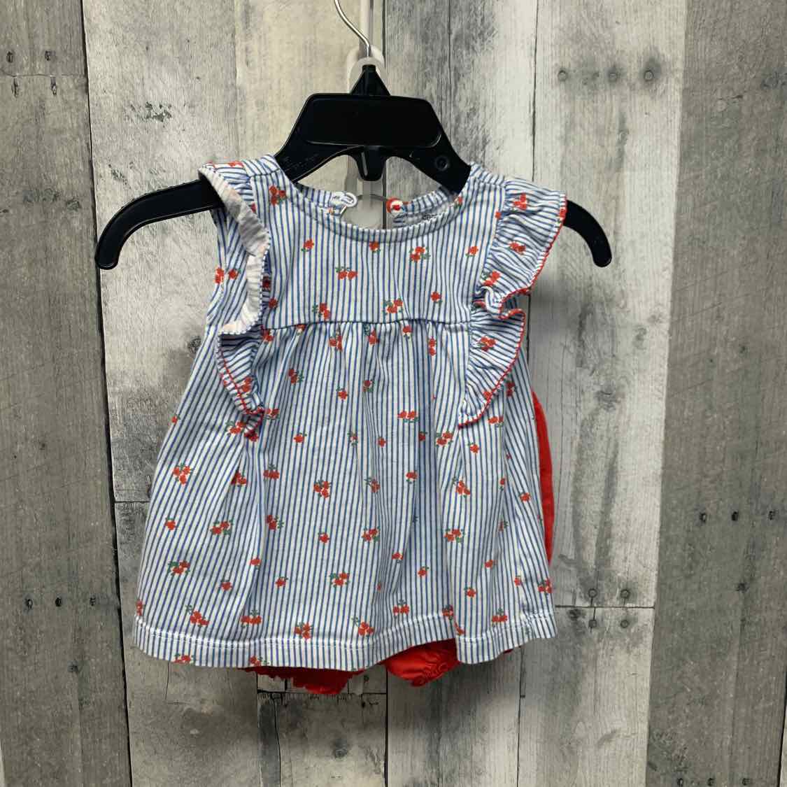 Size 12 Months Blue/Red Carter's Shirt/Shorts
