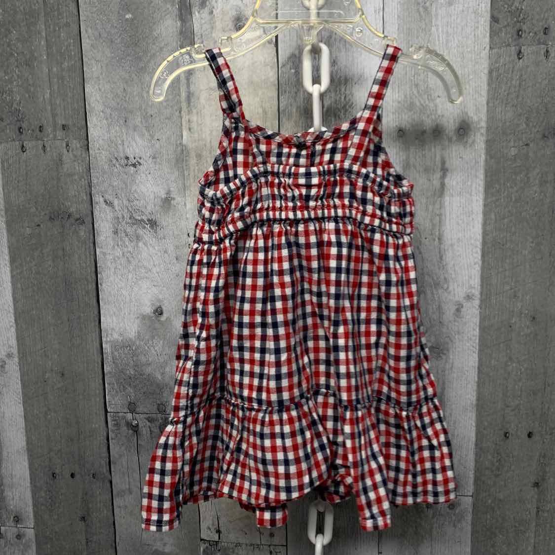Size 12-18 Months Red/Navy Old Navy Dress