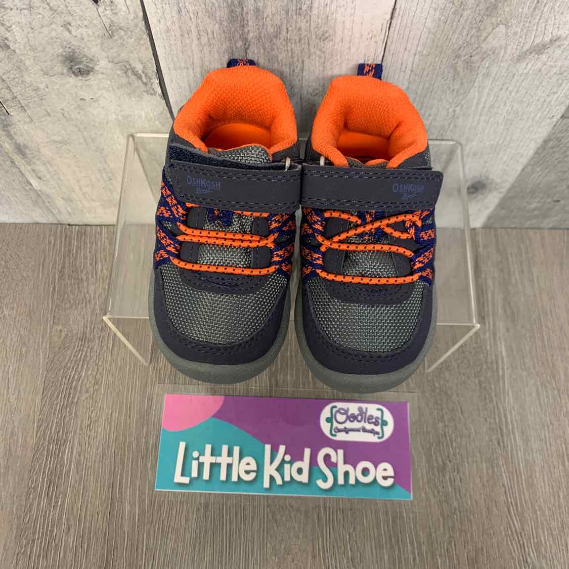 Size 4 Gray/Orange Osh Kosh Sneakers - OodlesCB