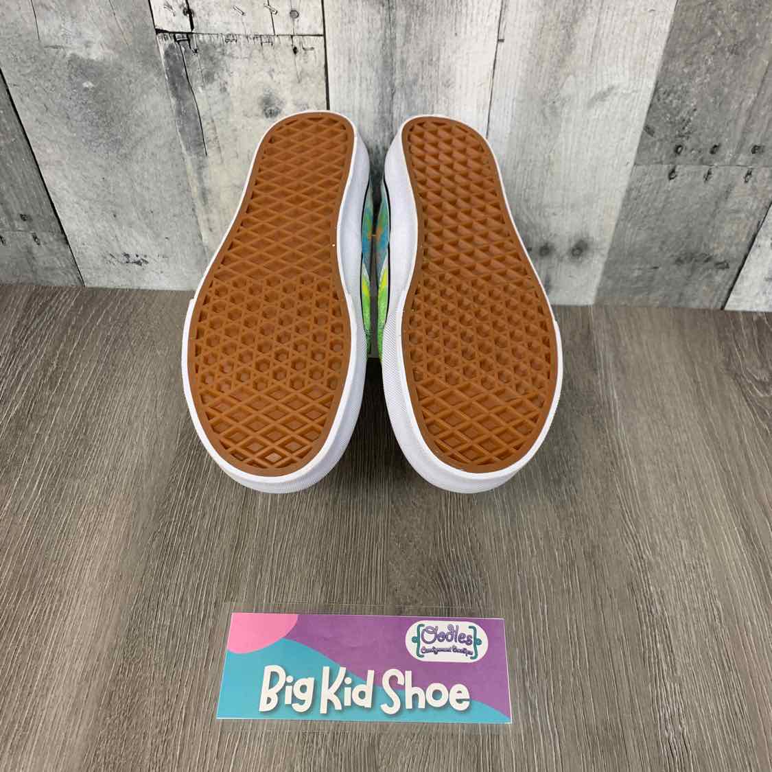 Size 5.5 Blue/Coral Vans Sneakers