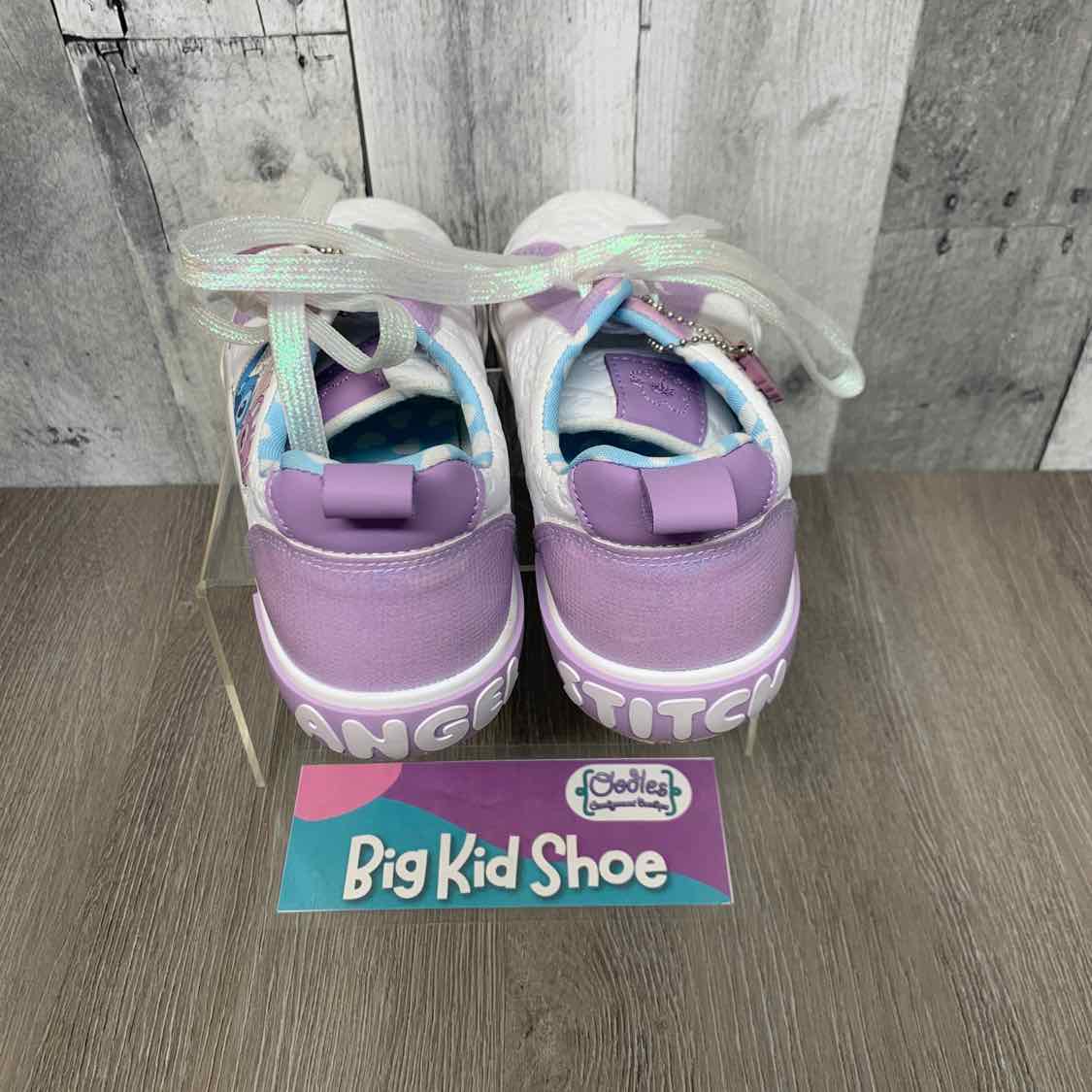 Size 3 White/Purple B Brand Sneakers