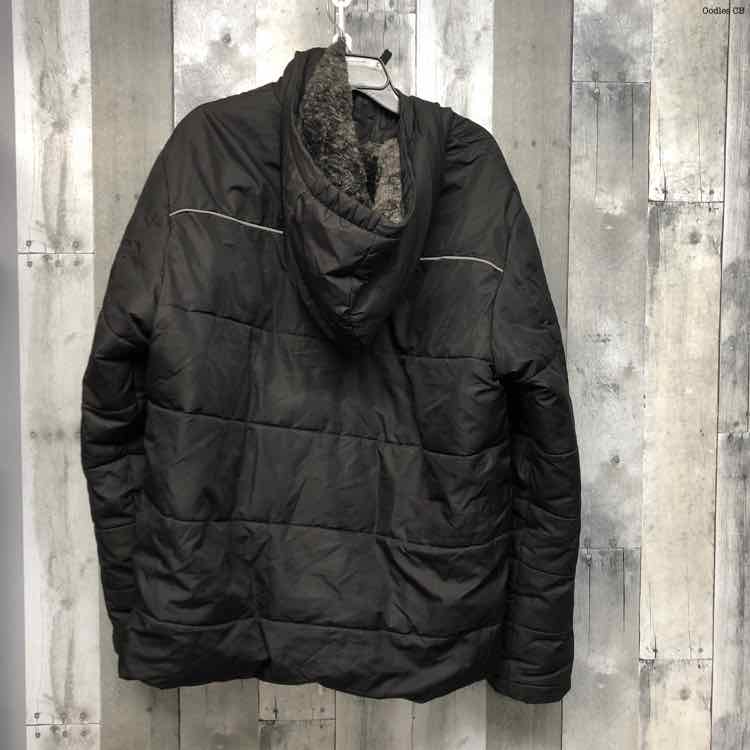 Size 14/16 Black/White Swiss Cross Snow Jacket