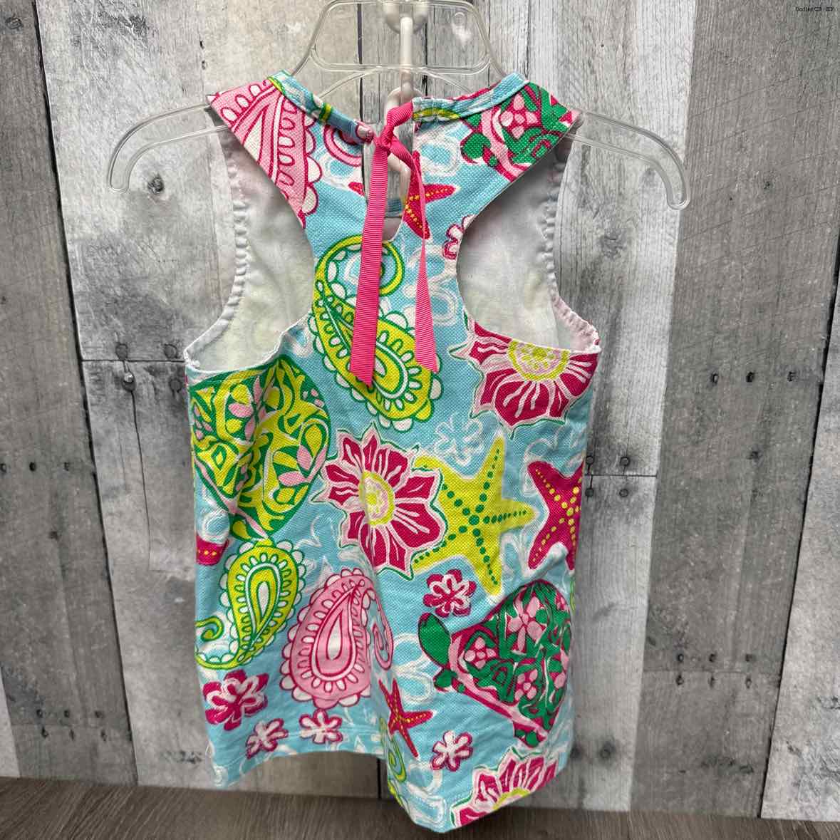 Size 2/3 Blue/Green Mud Pie Dress