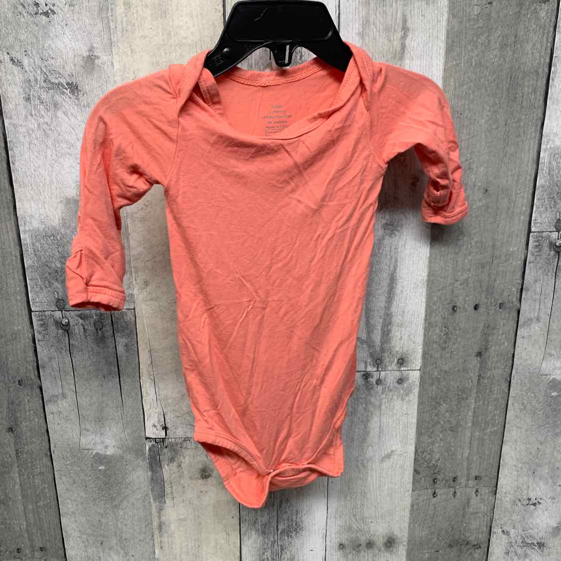 Size 0-3 Months Pink Bamboo Bodysuit