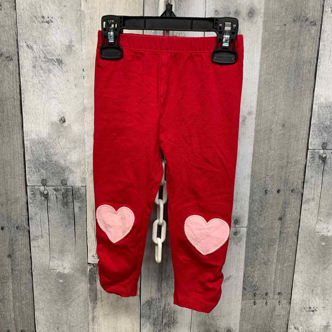 Size 12-18 Months Red/Pink B Brand Leggings