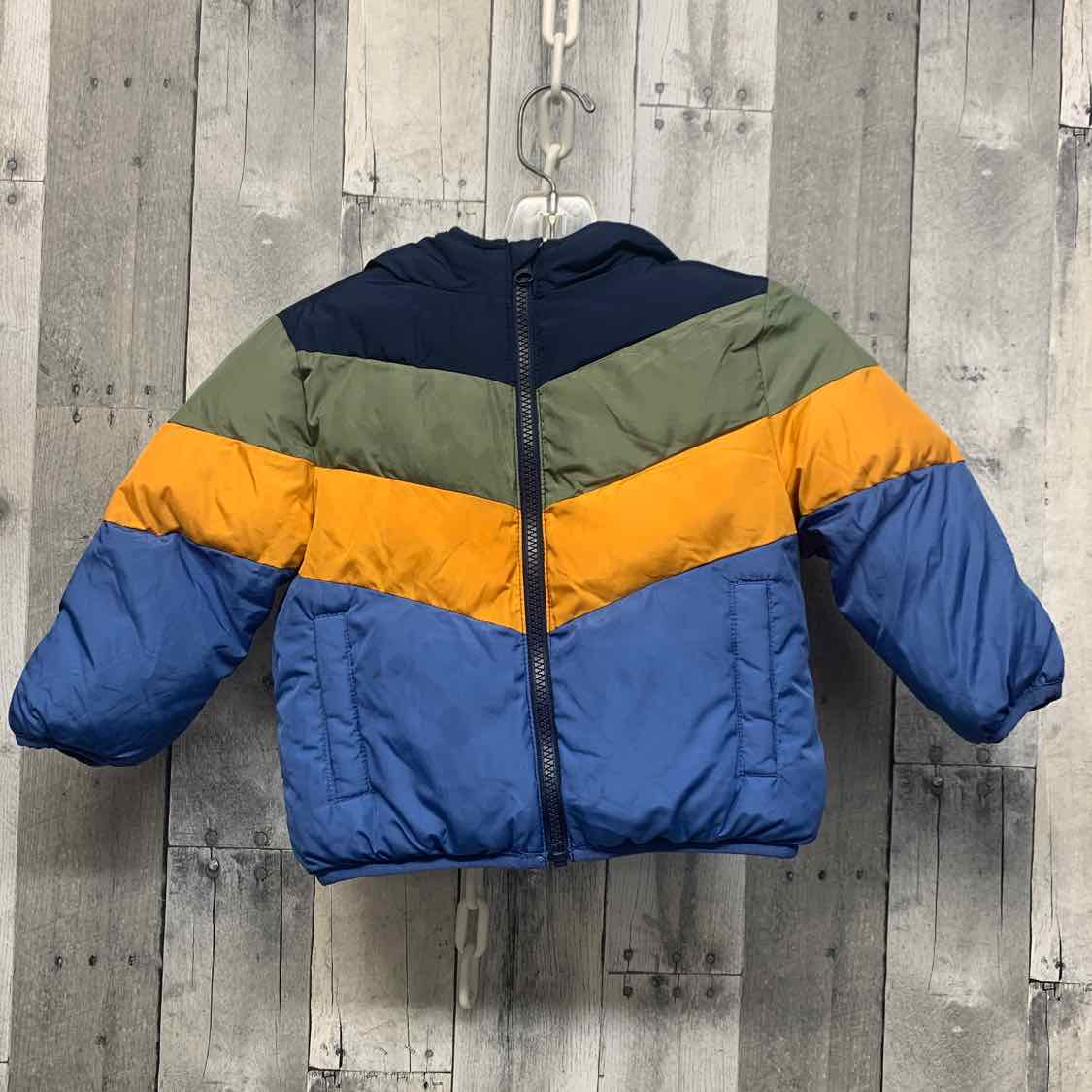 Size 18 Months Blue/Yellow Swiss Tech Snow Jacket