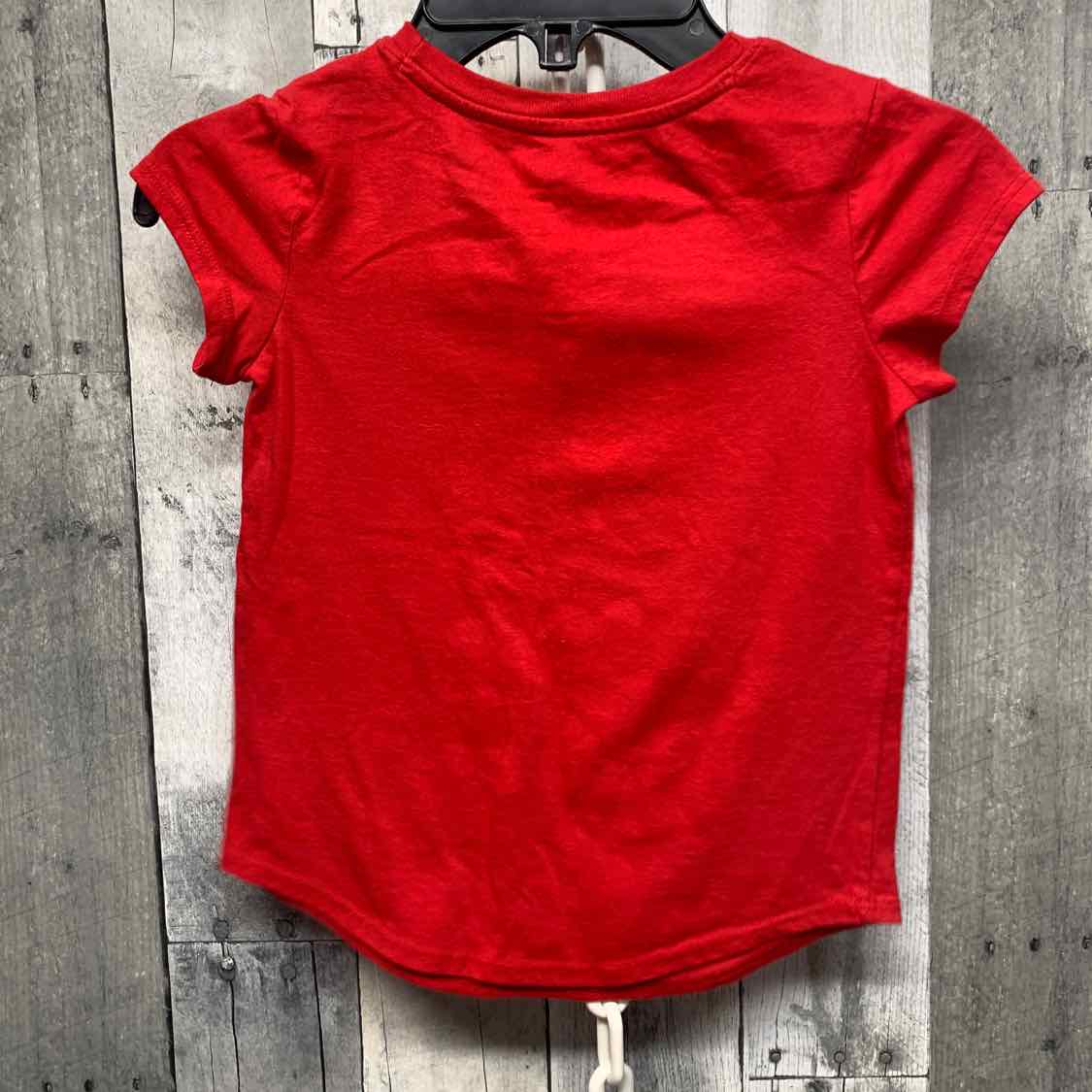 Size 5T Red Graphic Jumping Beans Short Sleeve Shirt