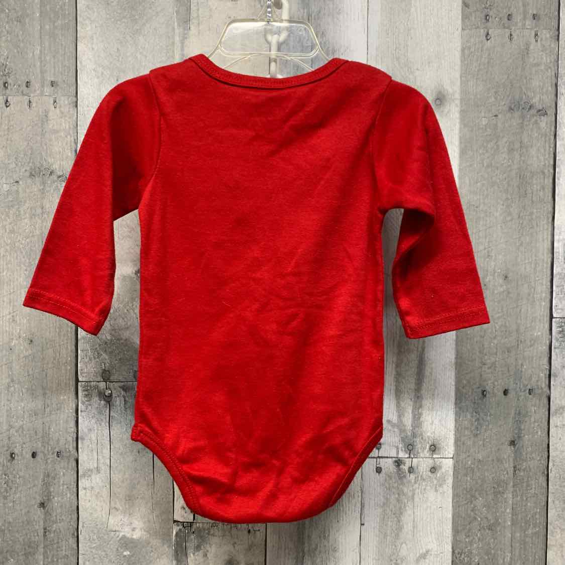 Size 12-18 Months Red/White B Brand Bodysuit