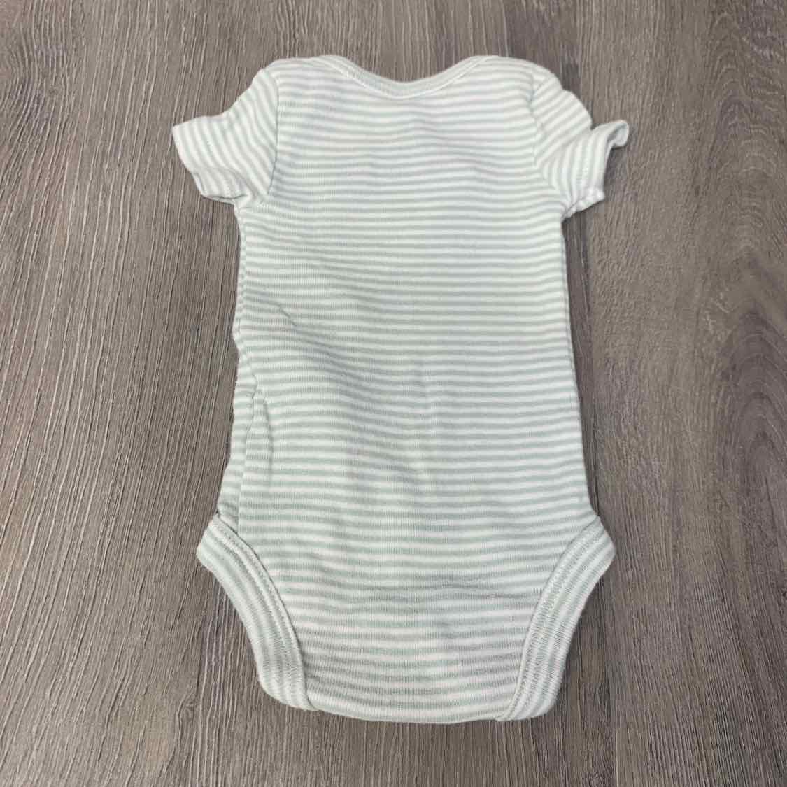 Size Preemie Green/White Simple Joys Bodysuit - OodlesCB