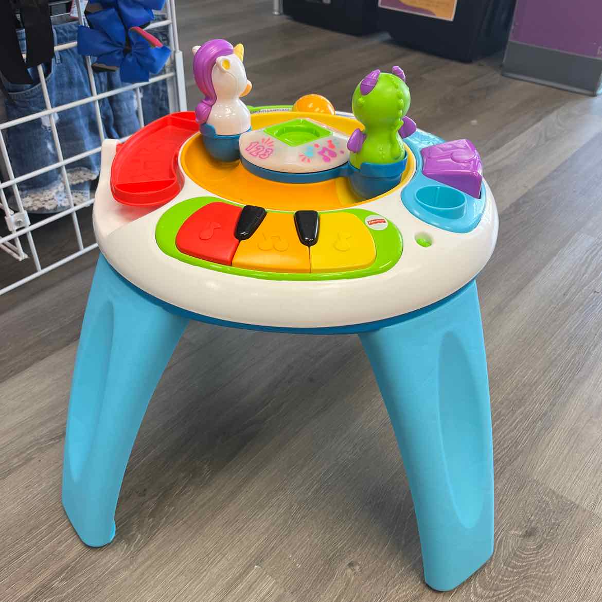 Fisher Price Blue Activity Table