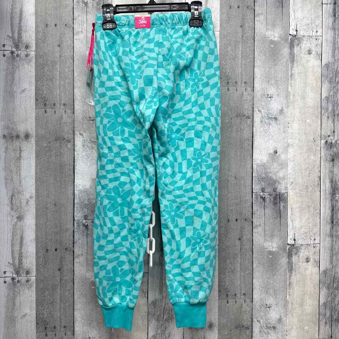 Size 7/8 Blue Print Justice Athletic Pants