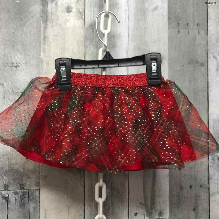 Size 3-6 Months Red/Green Holiday Brands Skirt