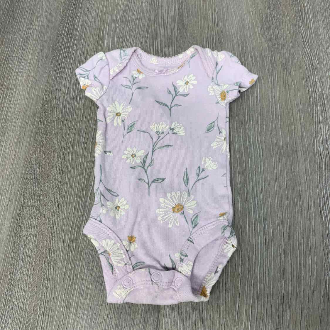 Size Preemie Purple Carter's Bodysuit