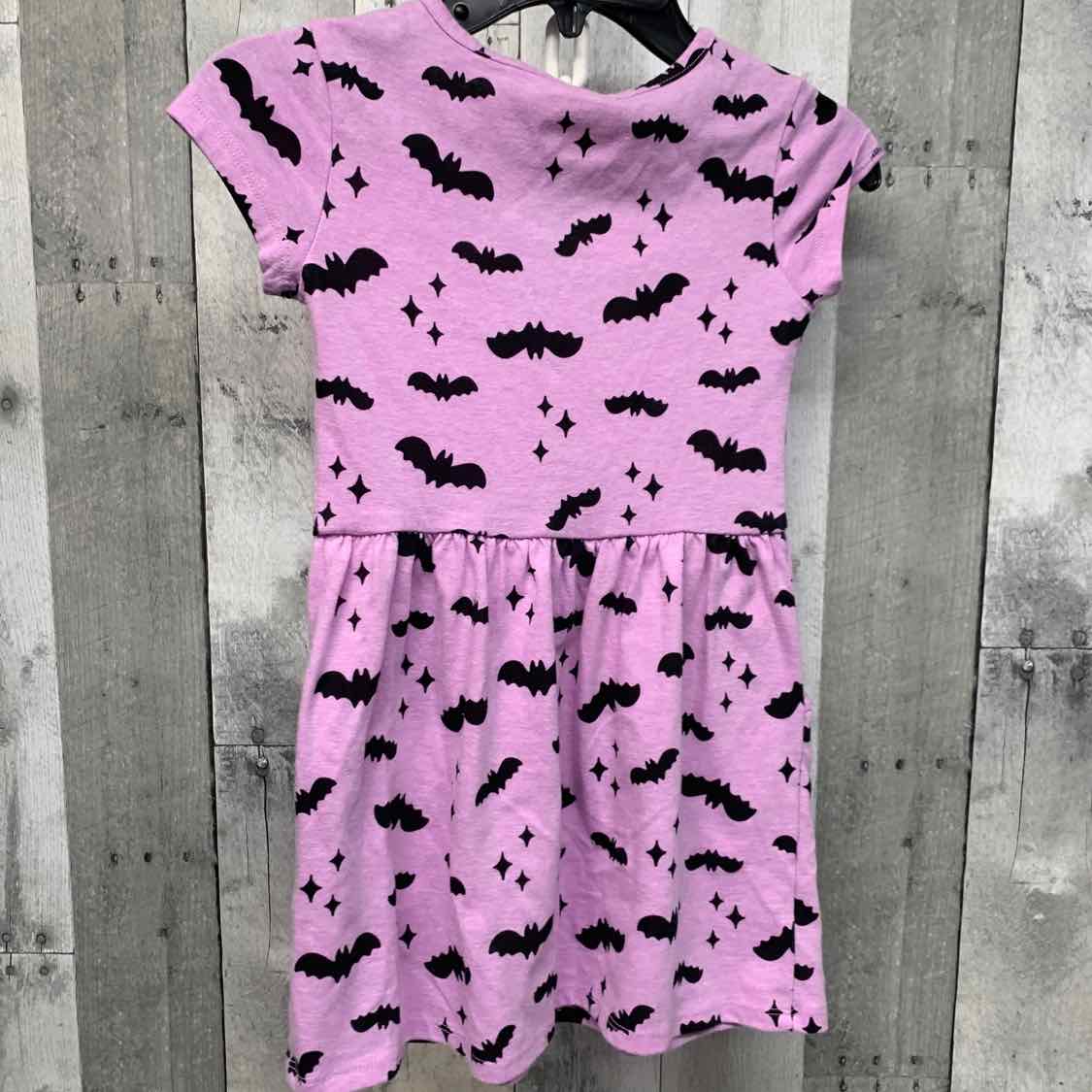 Size 4/5 Purple Print Cat & Jack Dress - Knit