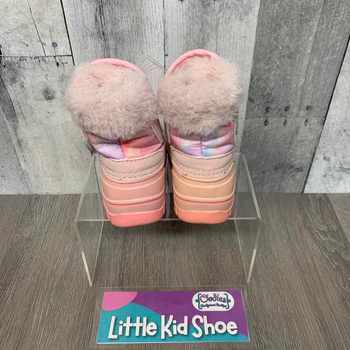 Size 5 Pink/Purple B Brand Snow Boots