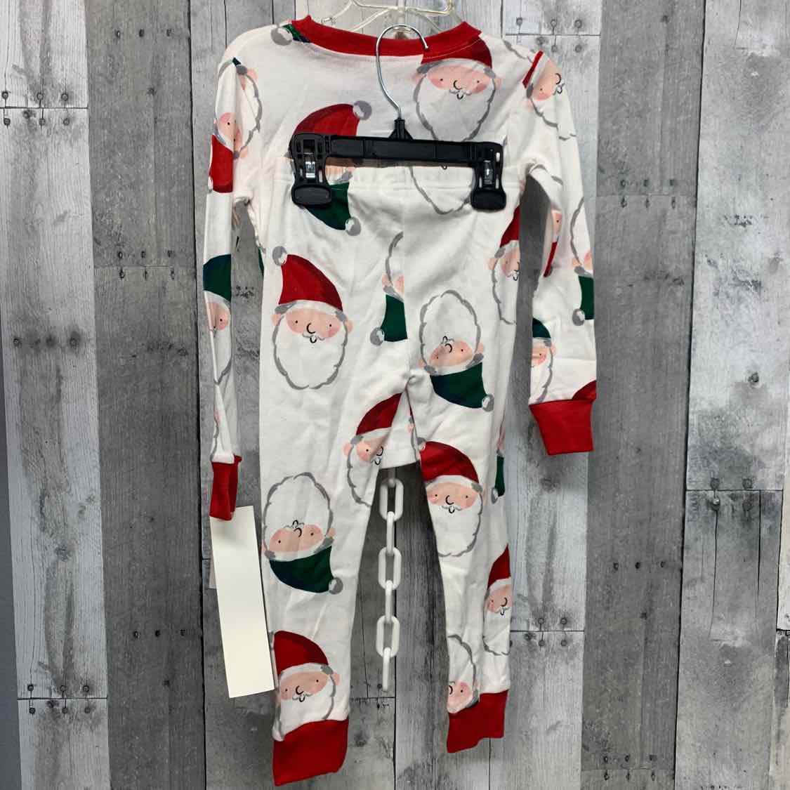 Size 3T White Print Carter's 2pc PJs