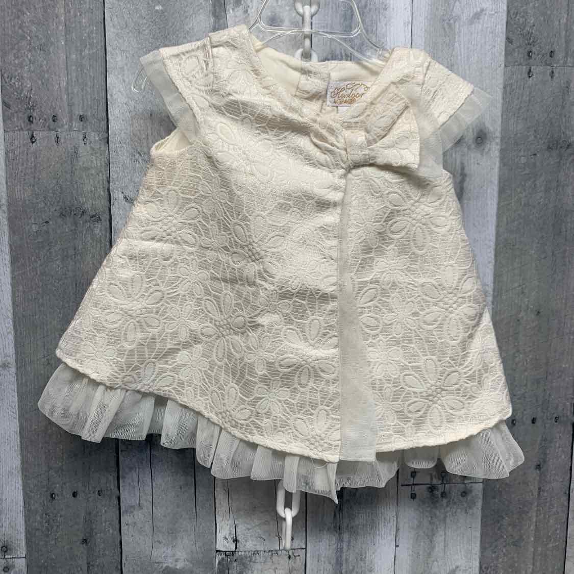 Size 12 Months White B Brand Dress - Party
