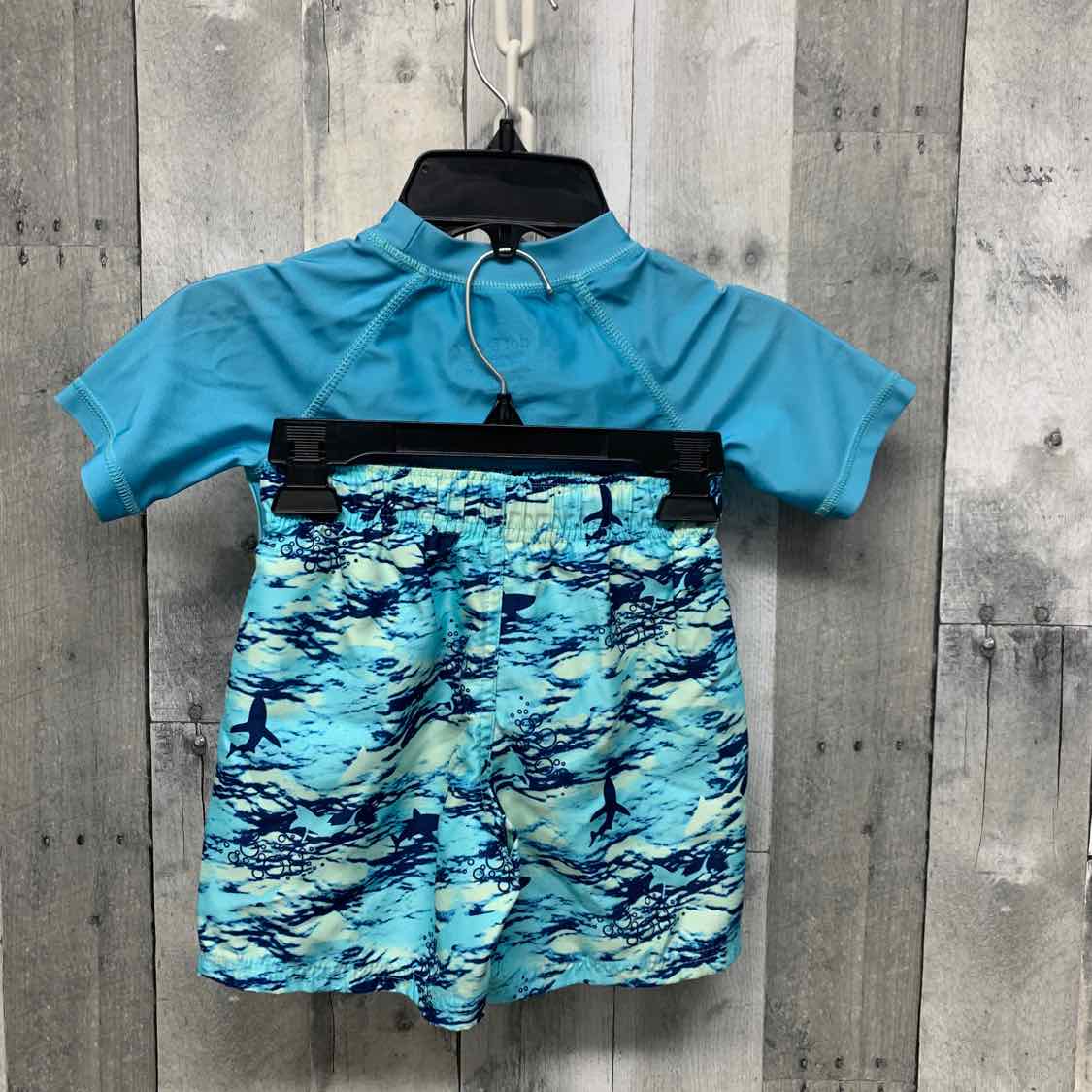 Size 4T Blue B Brand 2pc+ Swim Top/Trunks
