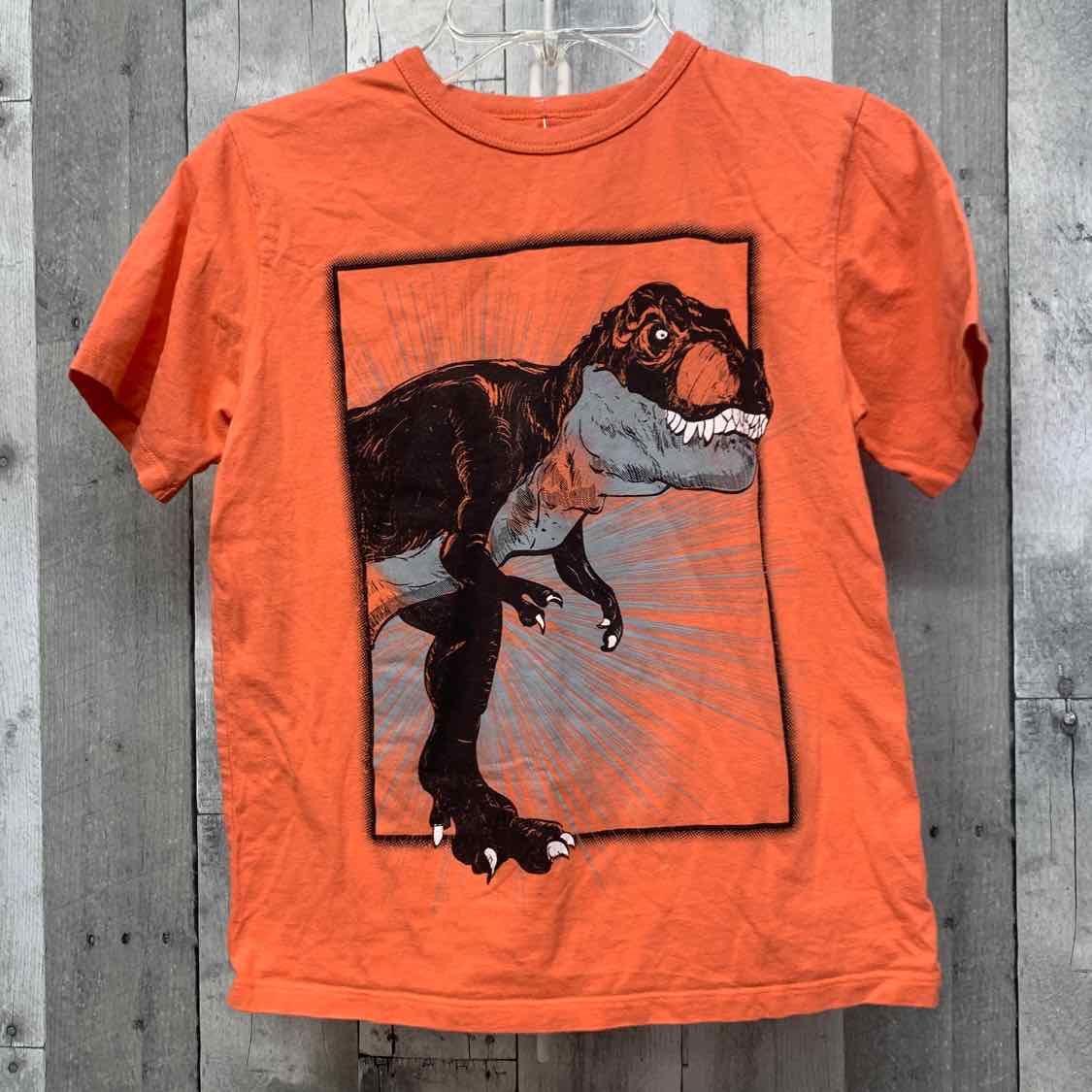 Size 7/8 Orange/Black Children's Place T Shirt