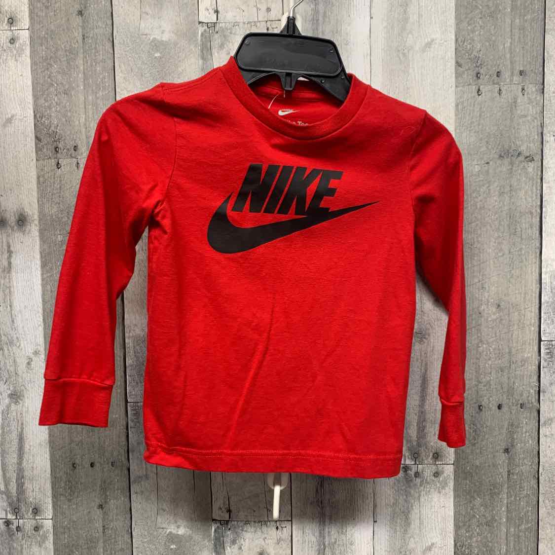 Size 4T Red Sport Brand Long Sleeve Shirt
