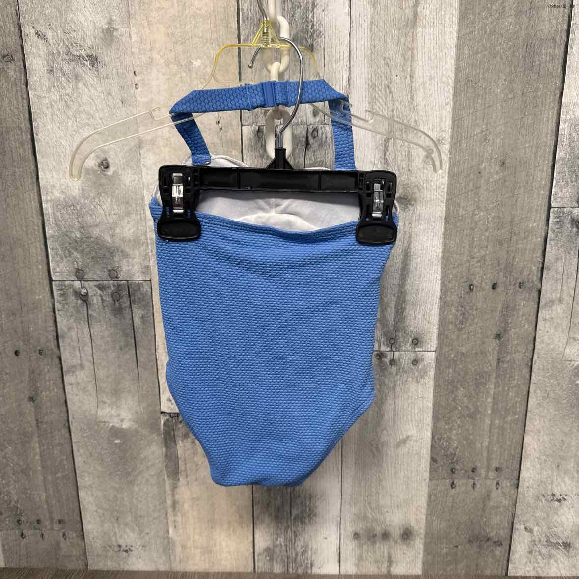 Size 12-18 Months Blue/White Janie & Jack Swim Suit - 1pc