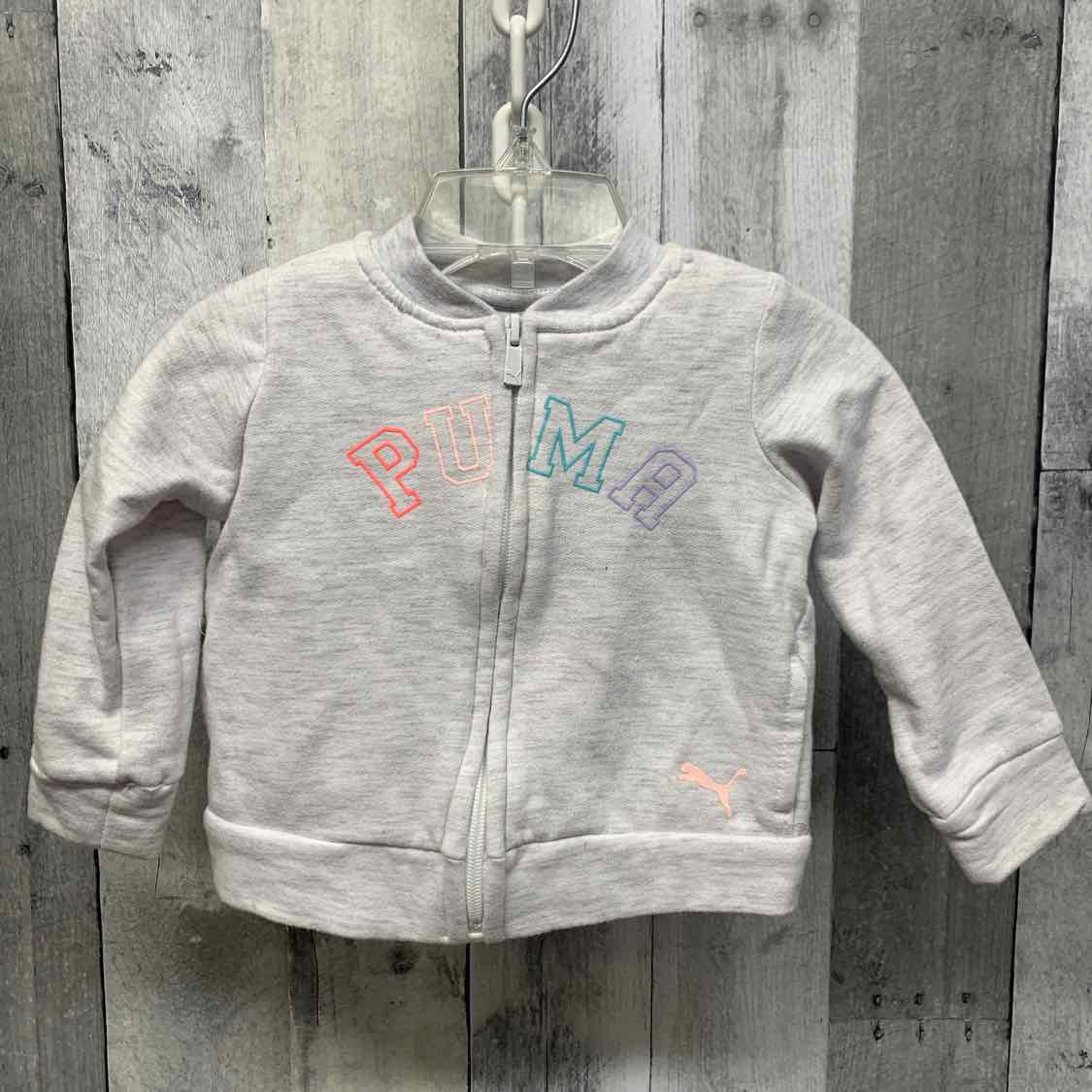 Size 12 Months Gray/Orange Puma 2pc Top