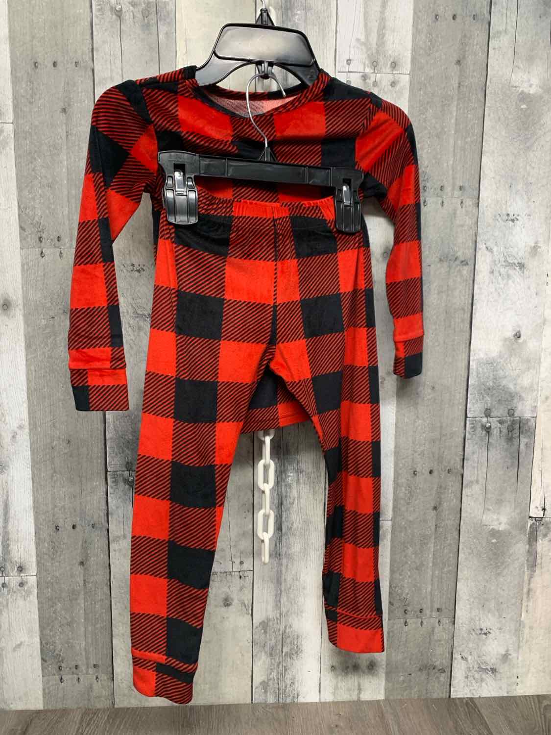 Size 5T Red Plaid Cat & Jack 2pc PJs