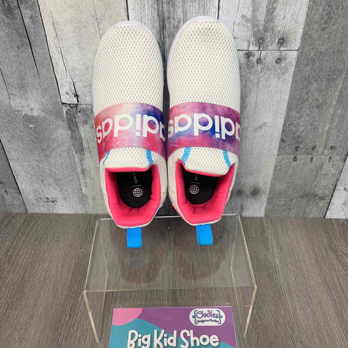 Size 3 White/Pink Sport Brand Sneakers