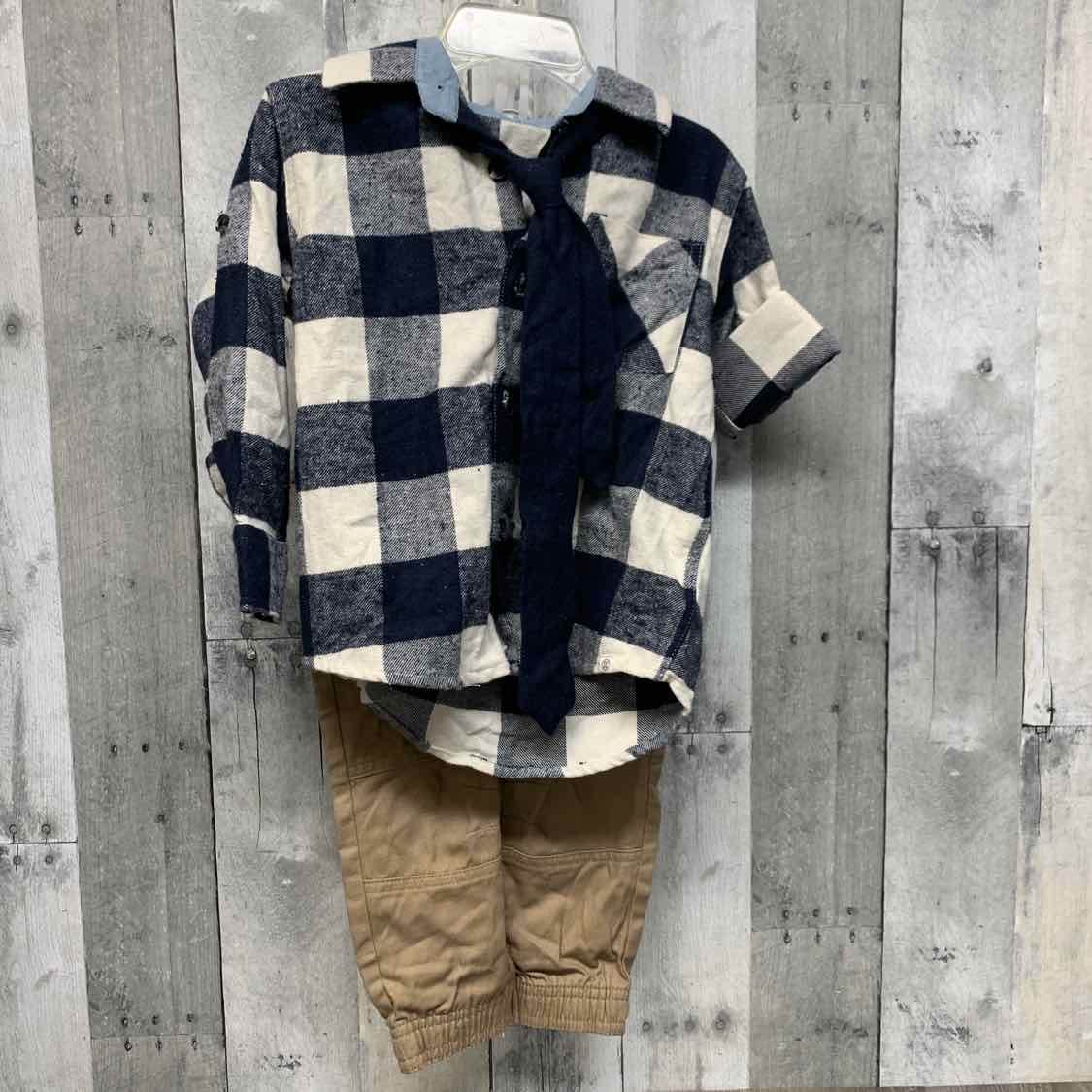 Size 2T Navy B Brand Shirt/Pants