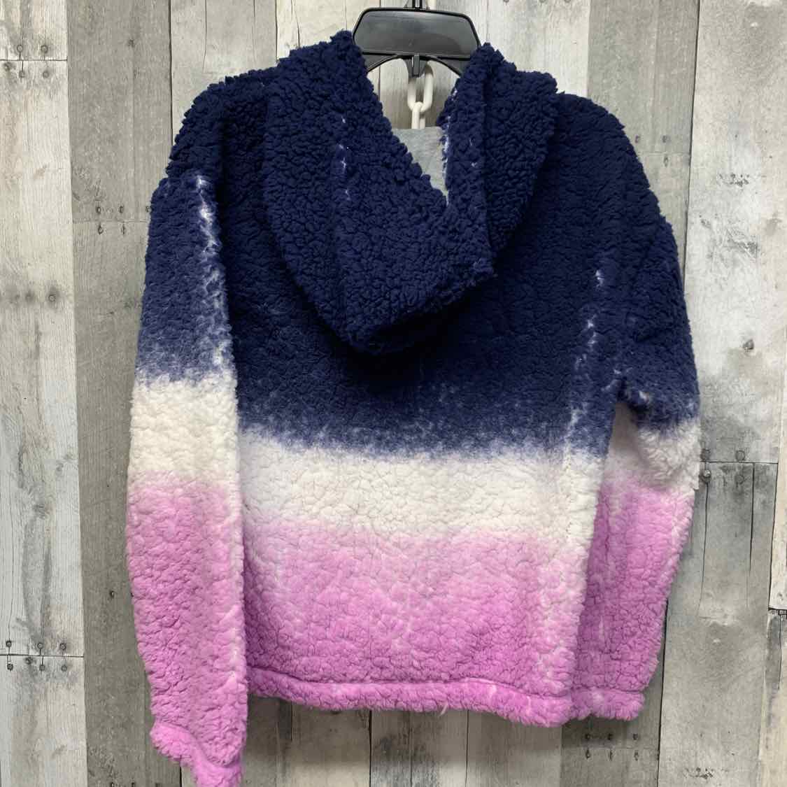 Size 12/14 Navy/Purple Justice Light Jacket