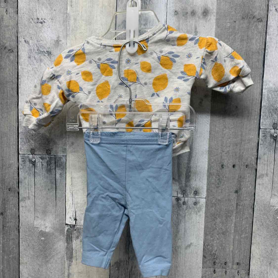 Size Newborn Gray/Blue Just One You Shirt/Pants