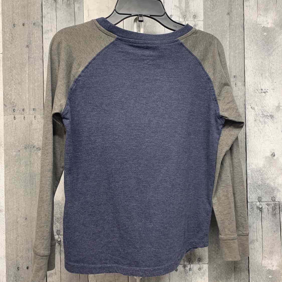 Size Medium Navy/Gray Team Apparel Long Sleeve Shirt